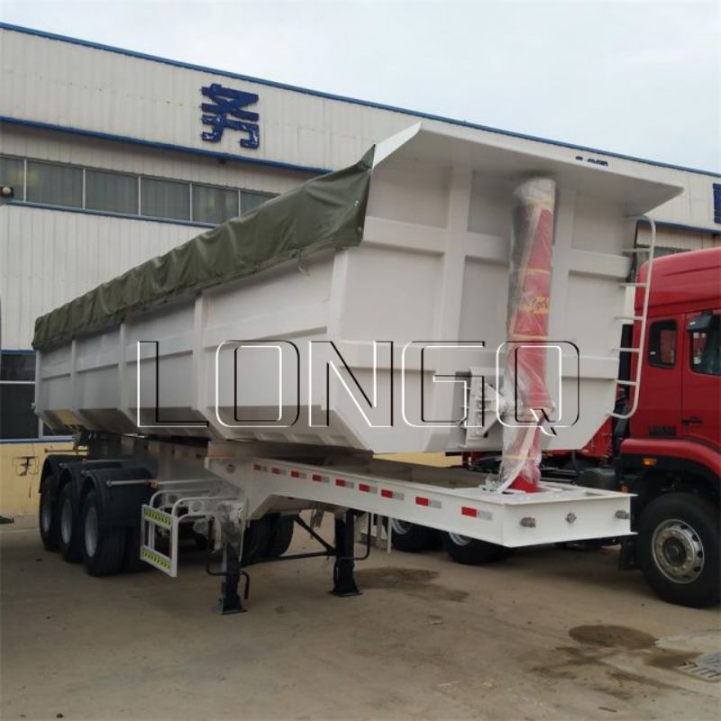 U Shape Rear Dump Semi Trailer