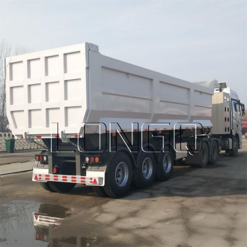 U Shape Rear Dump Semi Trailer