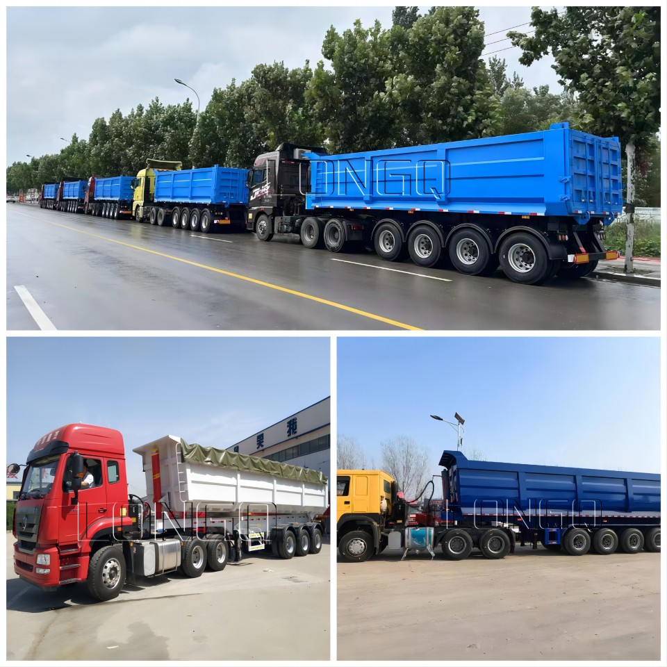 Trailer bán tải 4 trục phía sau