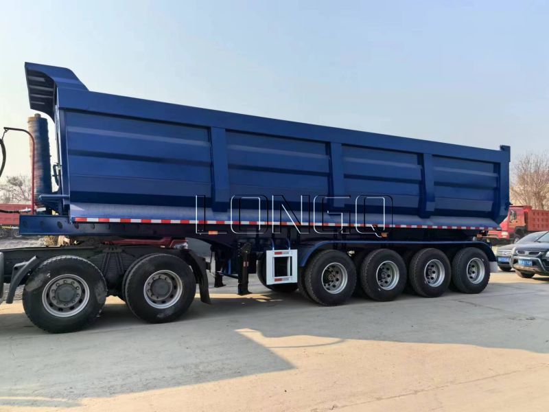 4 Axle Rear Dump Semi Trailer