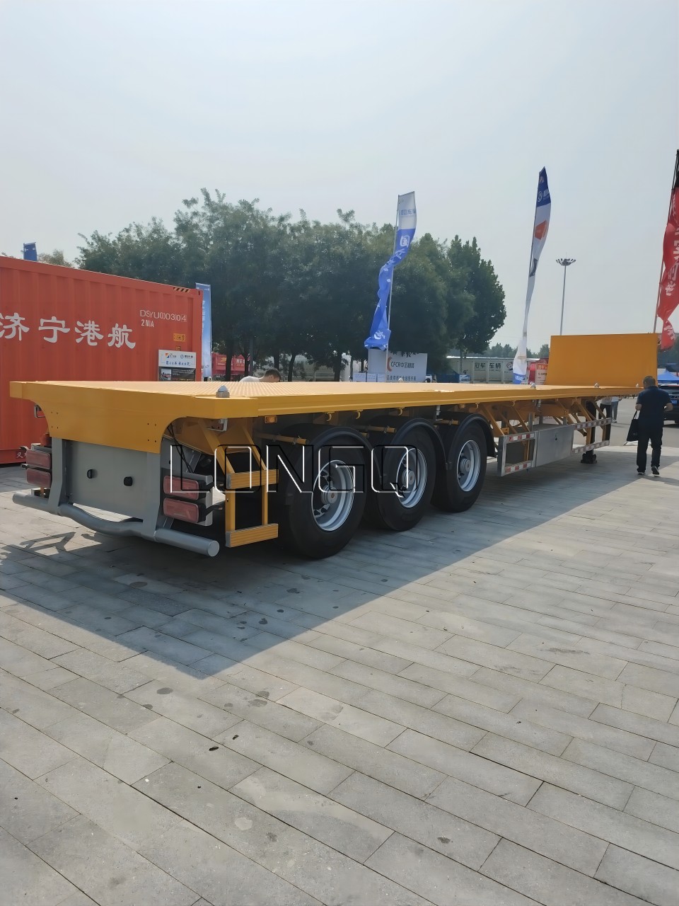 Flatbed Container Semi-trailer