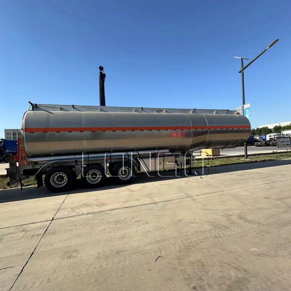 45000 liters Aluminum Fuel Oil Tanker Trailer