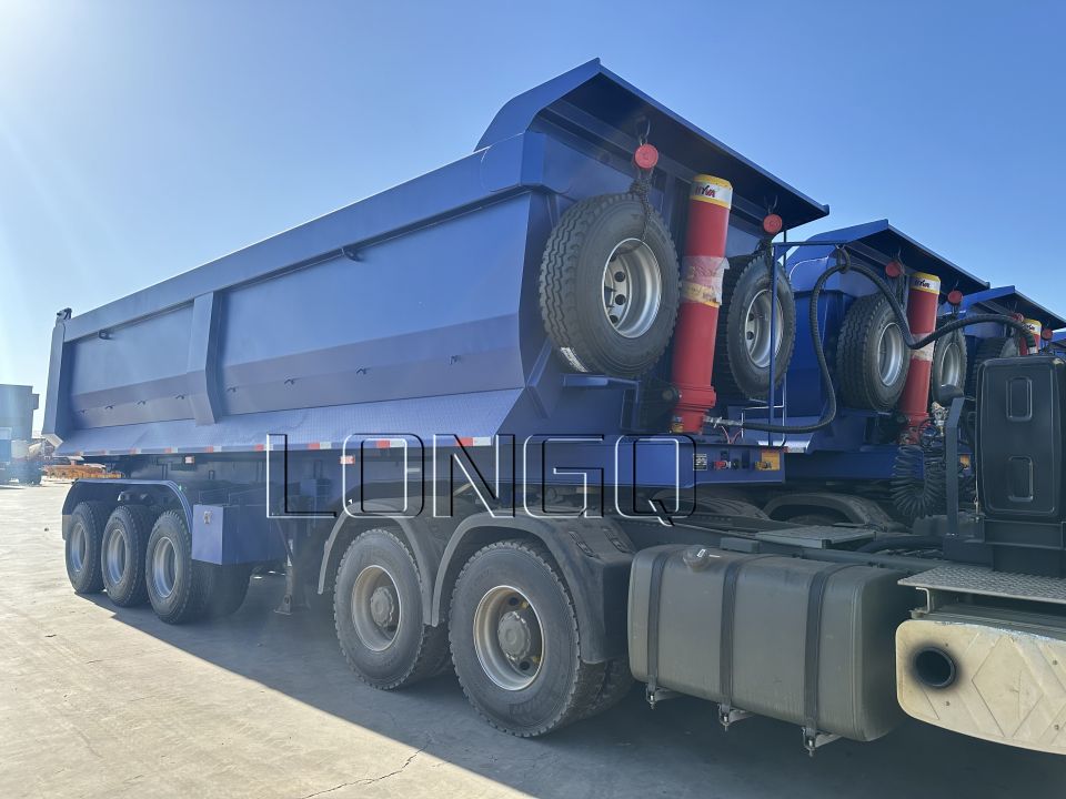 U Shape Tipper Semi Trailer For Sale