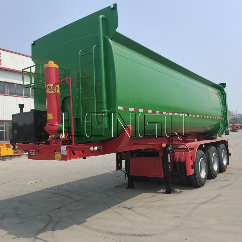  Tank -Type  Rear Dump Semi Trailer