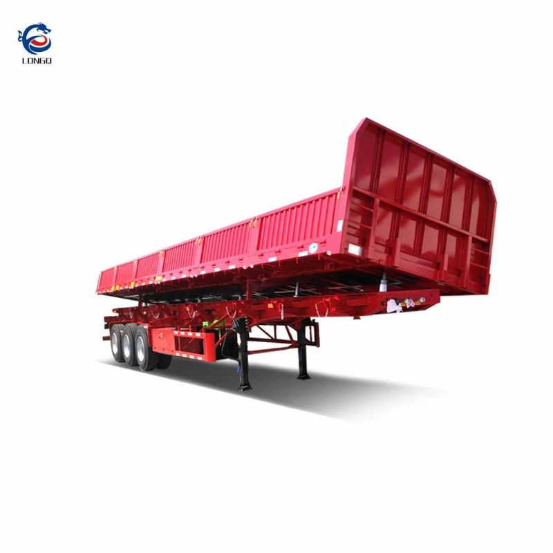 3 Axle Side Dump Semi Trailer