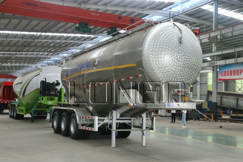 3 Axle Bulk Cement Tanker Trailer