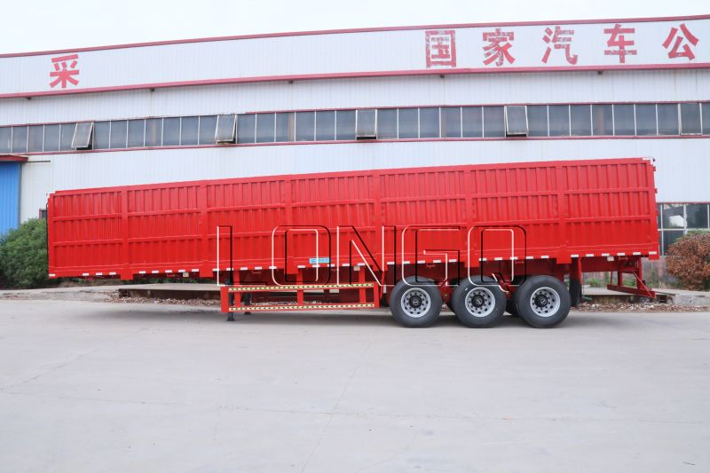 Heavy Type  Side Wall Fence Cargo Semi Trailer