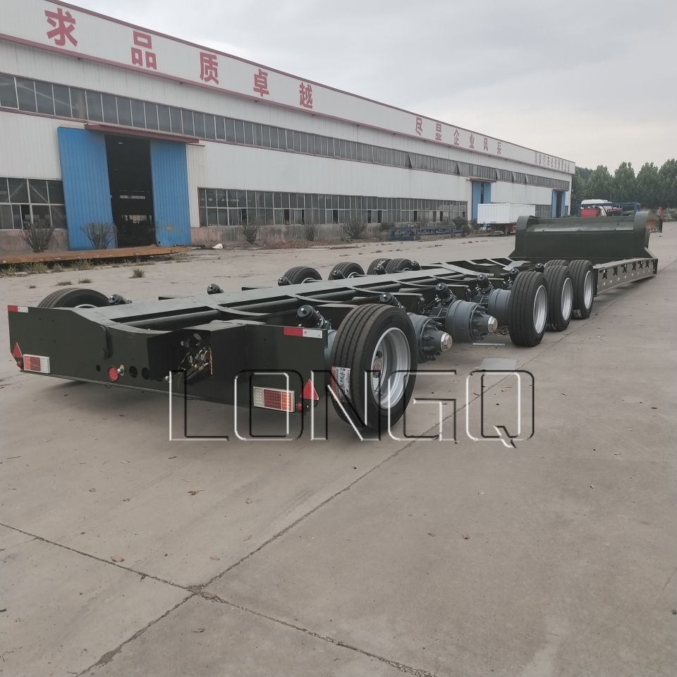 Heavy Duty Wind Power Gooseneck Low Loader Trailer