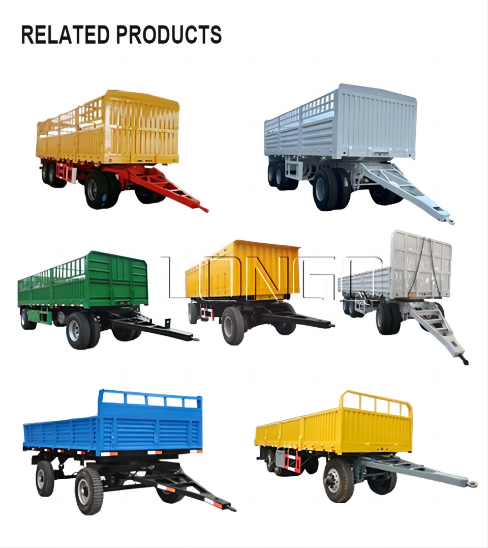 Trailer đầy đủ 2 trục bên tường