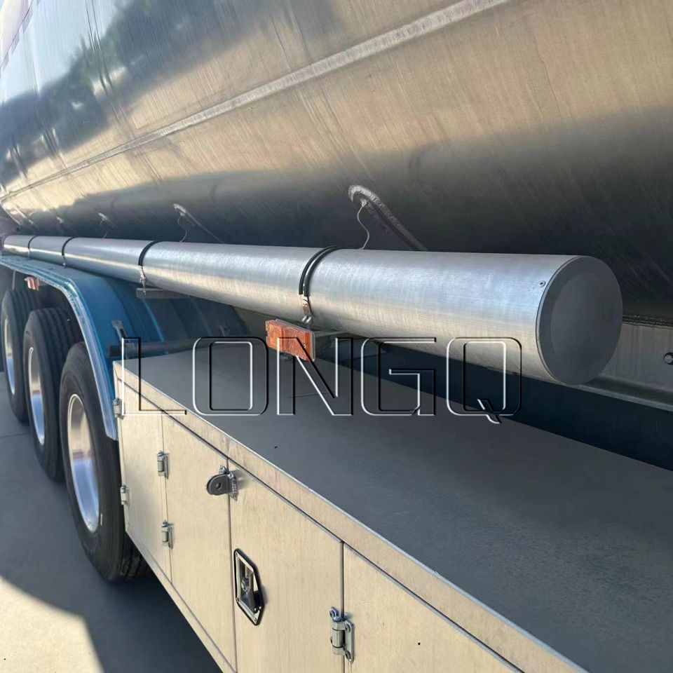 45000 liters Aluminum Fuel Oil Tanker Trailer