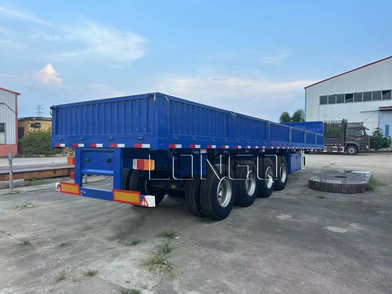 4 Axle Side Wall Semi Trailer