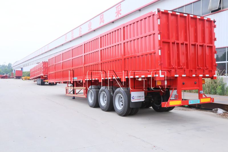 Heavy Type  Side Wall Fence Cargo Semi Trailer