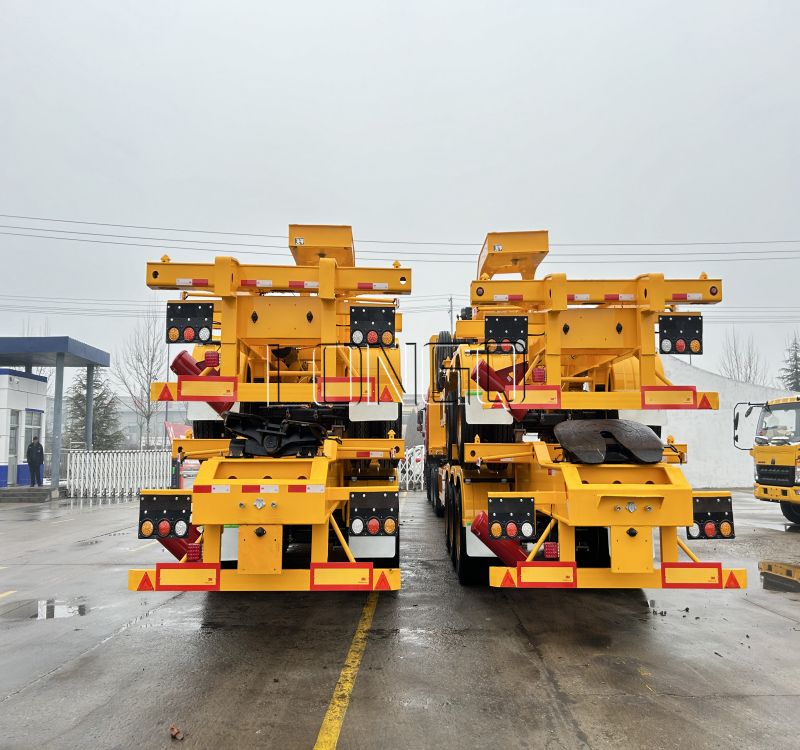 Container Flatbed Mongolia Trailer