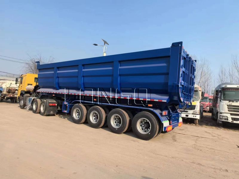 4 Axle Rear Dump Semi Trailer