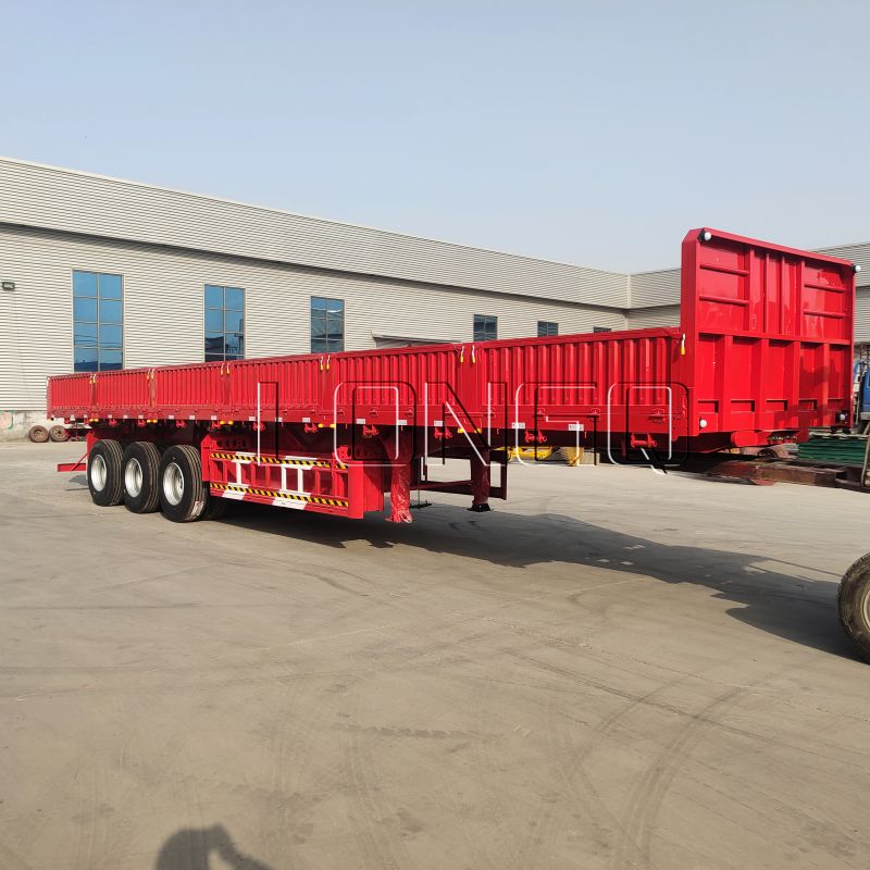 3 Axle Side Dump Semi Trailer