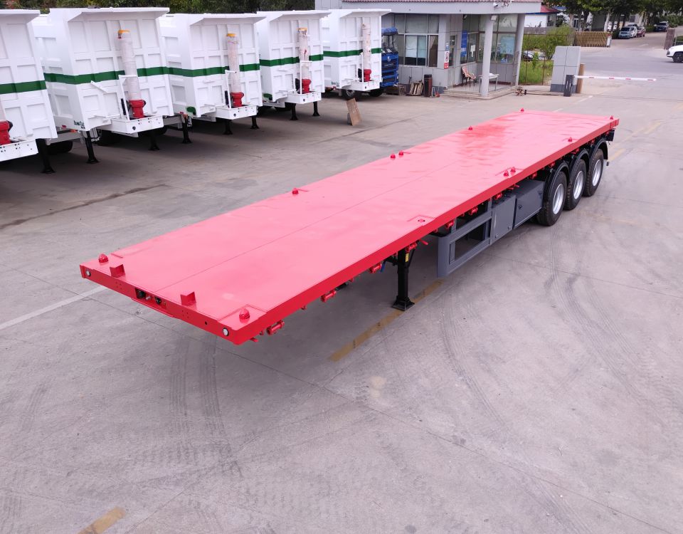 Semi Truck Flatbed Trailer For Sale Factory_Manufacturer_Supplier ...