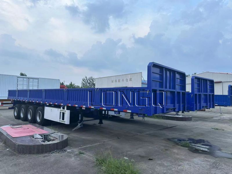 4 Axle Side Wall Semi Trailer