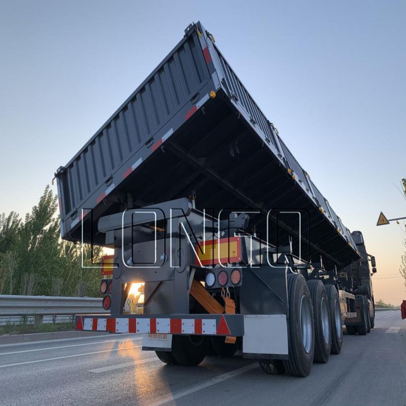 Полуприцеп с боковой разгрузкой